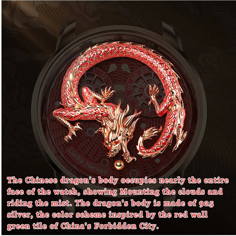 LUCKY HARVEY DRAGON RED AUTO LIMITED EDITION - Image 4
