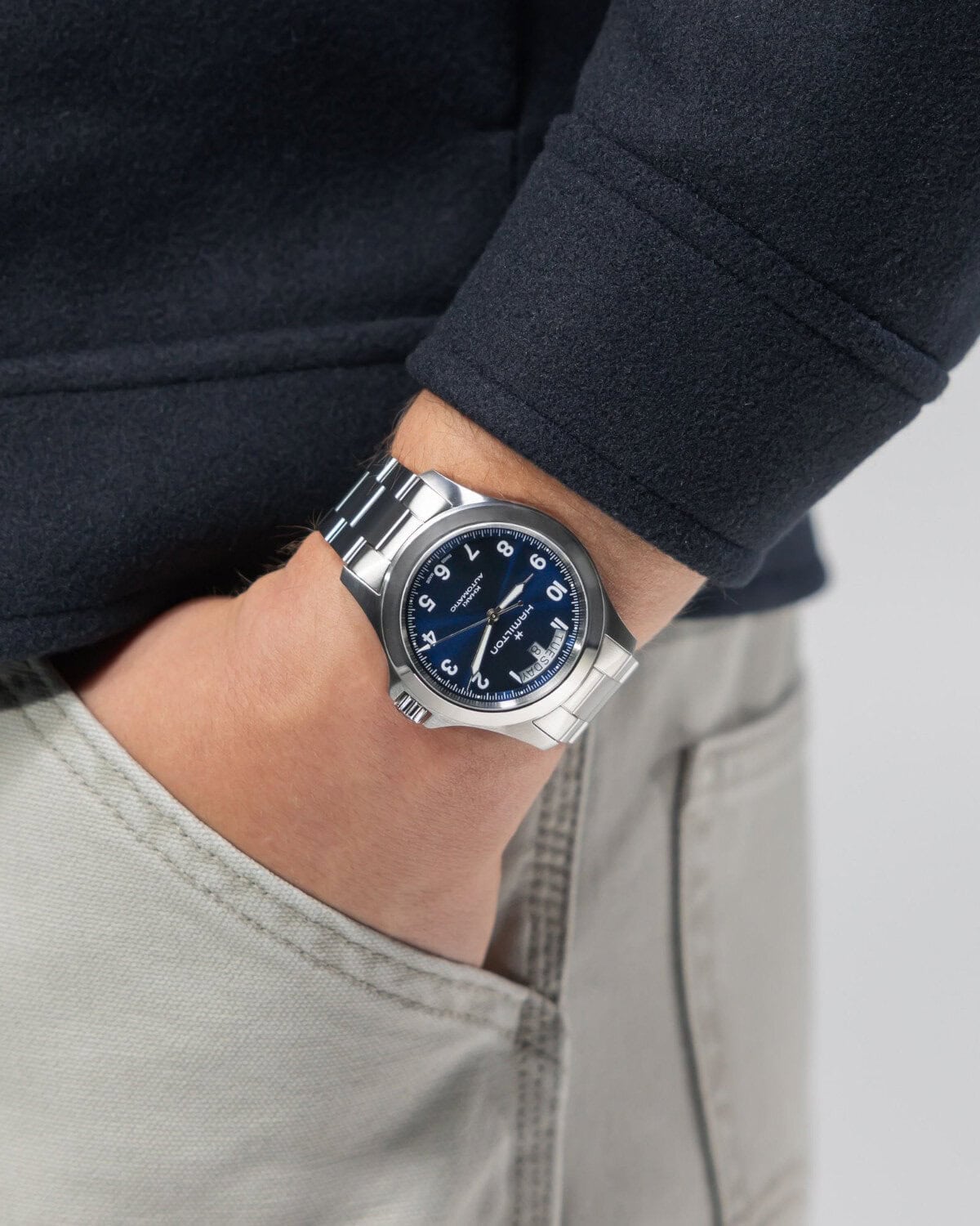 Hamilton Khaki Field King Day Date 40mm H64475140 - Image 4