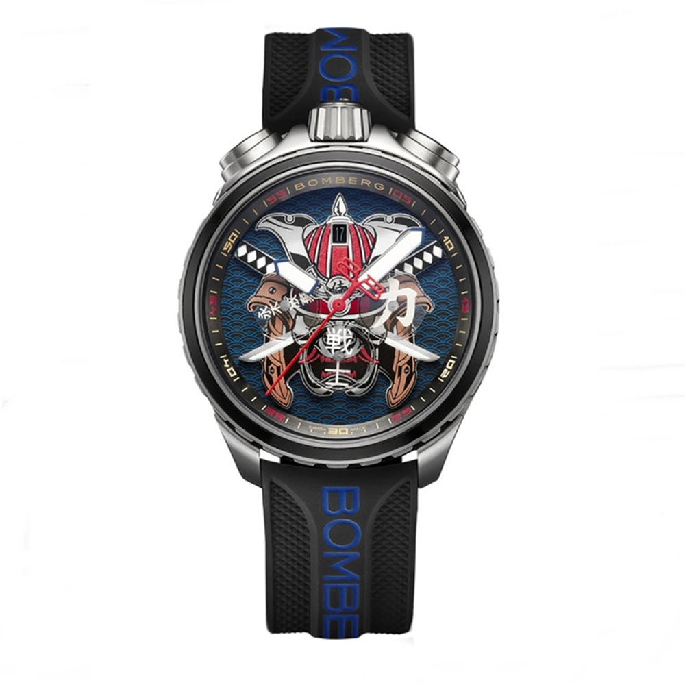 BOMBERG BOLT-68 SAMURAI BLUE BS45CHSS.071-2.12